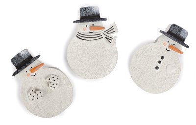 Pinza pupazzo di neve 3 ass.