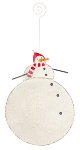 Anhänger Schneemann 15 cm VE 6
