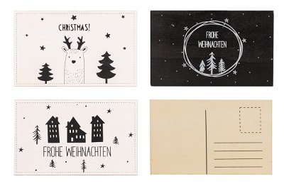 Weihnachtskarten 3 sort.