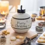 Boîte boule XMAS 4 pc 19 cm ø 11 cm