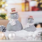 Bonhomme de neige 12 pcs, 8cm
