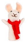 Marionnette à doigt Lapin de neige