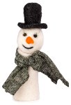 Marionnette à doigt Bonhomme de neige