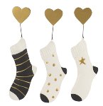 Chaussette suspendu avec pince ass. par 3