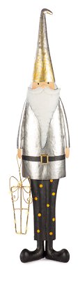 Santa mit LED Geschenk