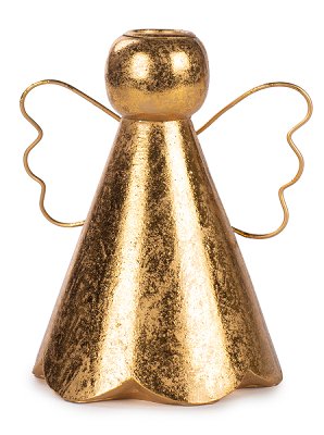 Portacandela angelo oro