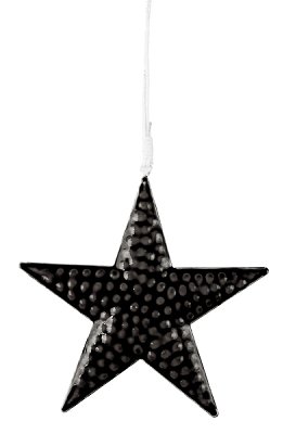 Anhänger Stern schwarz