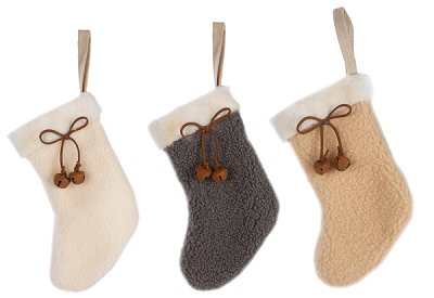 Anhänger Socke 3 sort.