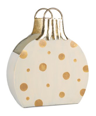 Sac en métal Boule de Noel