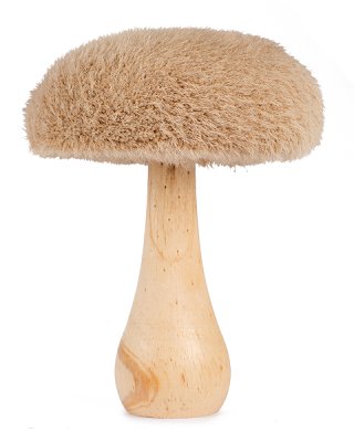 Champignon avec socle en bois