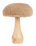 Pilz mit Holzfuss