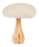 Pilz mit Holzfuss