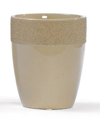 Flower pot beige