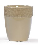 Blumentopf beige VE 6 15 cm