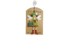 Schutzengel sur carte "Für Gartenliebhaber"