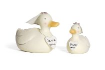 Duck "Ja ich will" 2 pcs 20x16 cm