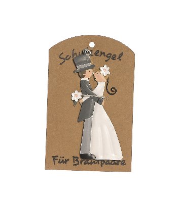 Schutzengel auf Karte "Für Brautpaare"
