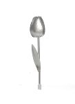 Tulpe Sticker silber