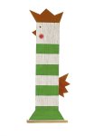 cock 112 cm with green stripes 2 pcs.
