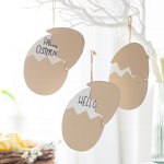 hanging egg 3 ass. german letters 12 pcs.