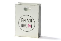 poche EINFACH NUR SO 9x12 cm vert 6 pcs.