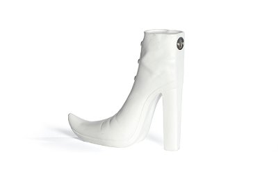 Crochet demi-botte blanc