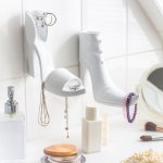hook half boot white 18 cm 2 pcs.