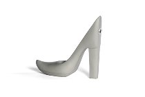 high-heeled pumps grey 18 cm 2 pcs.