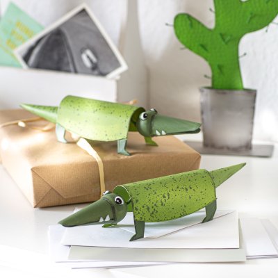 crocodile 2 ass. 25 cm 6 pcs.