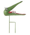 stick coccodille 25 cm; 4 pz.