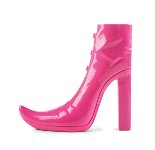High-heeled boot pink