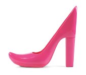 Garderobenhaken Pumps pink