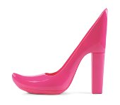 gancio high-heel rosa 18 cm; 2 pz