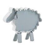 mouton gris 6 cm 6 pcs.