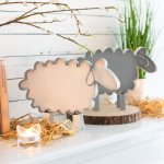 sheep white 22 cm 3 pcs.