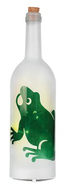 Flasche mit Frosch LED/Sound