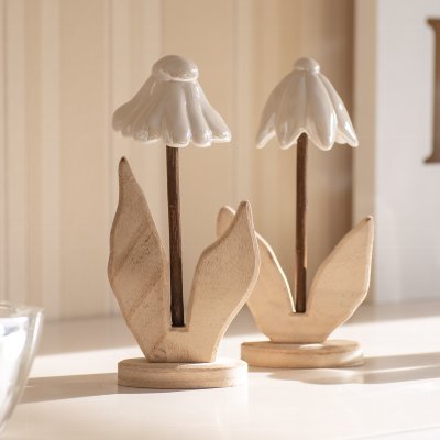 Wooden flower