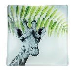 plate giraffe 10 x 10 cm 12 pcs.