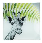 piatto giraffa 15x15 cm; 12 pz.