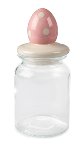 verre avec oeuf rose 23/ø6 cm 6 pcs.