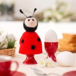 Eggwarmer ladybug 12 pcs. 10 cm