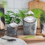 Blumentopf Frosch 18/ø12 cm VE 6