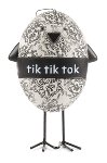 Huhn schwarz 20 cm VE 4