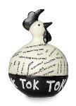 Huhn schwarz "TokTok Tok" 9 cm VE 12