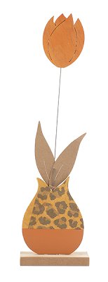 Vase mit Tulpe