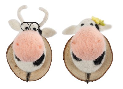 Cow hook 2 asst16 cm 6 pcs.