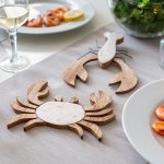 Homard nature/blanc 32 cm 8 pcs.