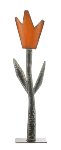 fiore arancione 60 cm; 2 pz.