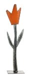 fiore arancione 40 cm; 4 pz.