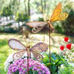 butterfly stick 38x30+Stick 70 cm 2 pcs.